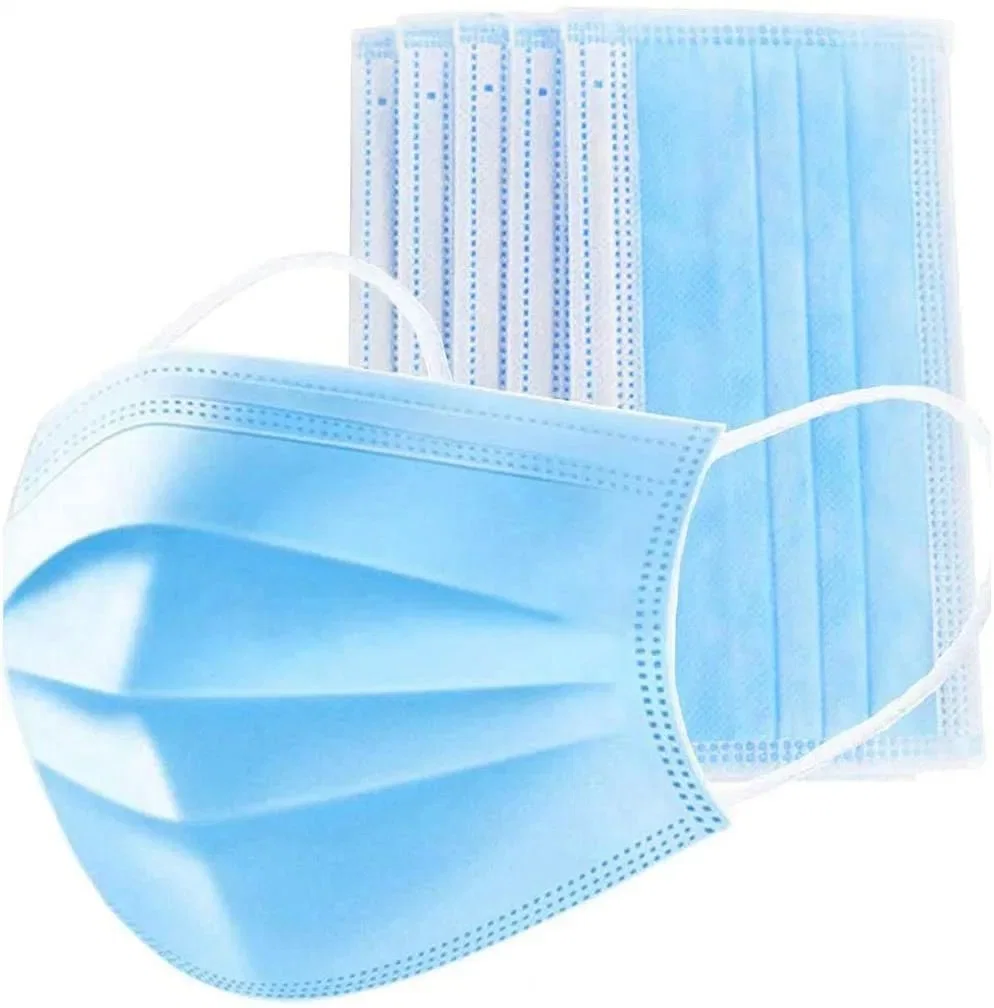 Disposable Surgical Masker 3 Ply Breathable Comfortable Multicolor Nonwoven Face Mask