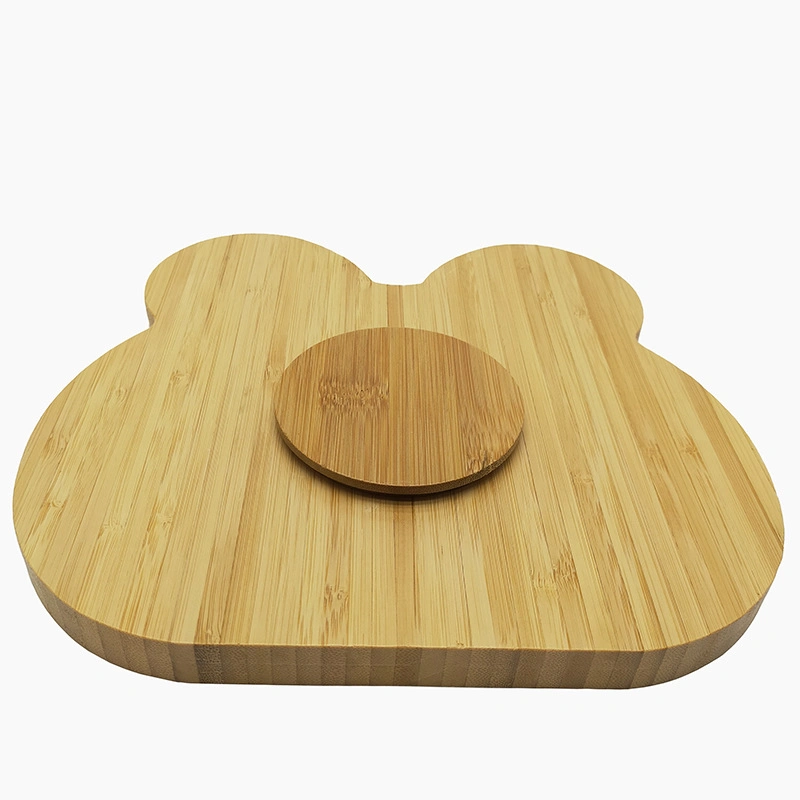 Bamboo Kids Eating Dish Plate Bamboo Tableware