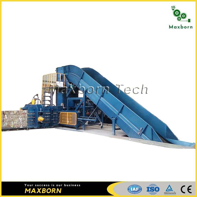 CE Certified Factory Supply Horizontal Hydraulic Carton Baling Recycling Tin Can Bundles Press Machine