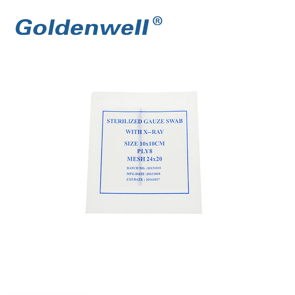 Goledenwell Factory Direct Supply Sterile Medical Gauze Pad