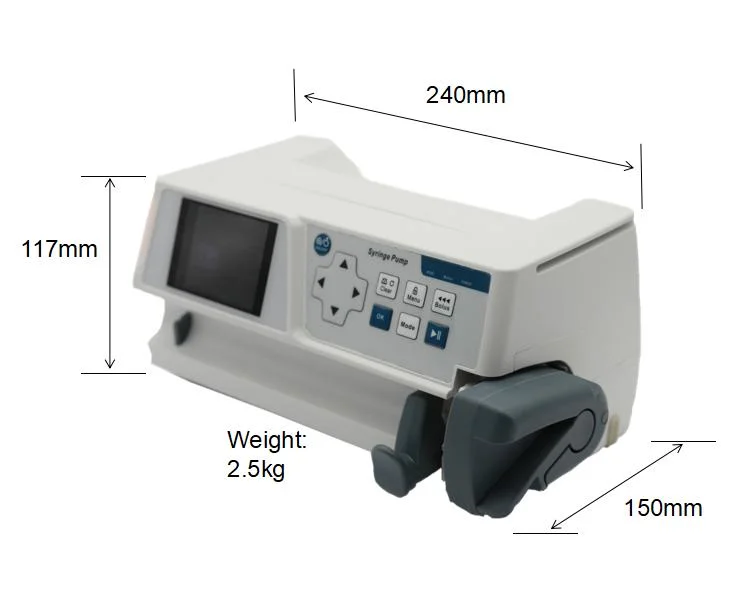 Dpmmed Wholesale/Supplier High quality/High cost performance Syringe Specific Medical Portable Electric Infusion Syringe Pump