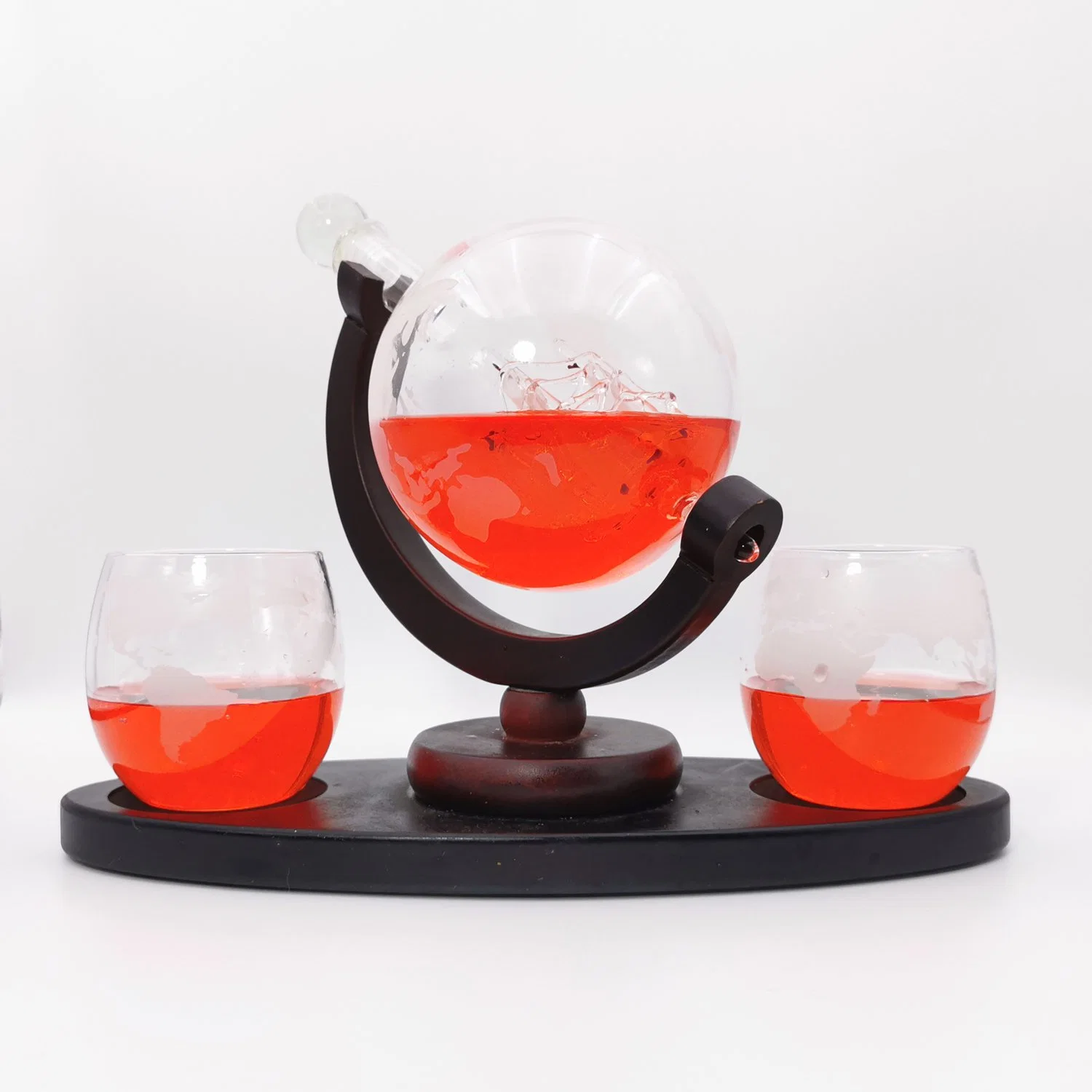 2023 Hot Sale Unique Fancy Glass Wine Whisky Tequila Liquor Globe Decanter