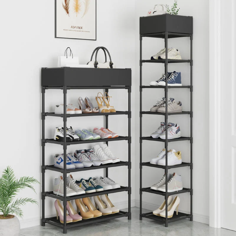 Various Sizes Heavy Duty Black Metal Shoe Rack, Storage