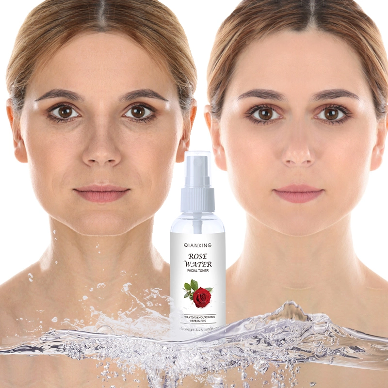 Natürliche Hautpflegeprodukte Feuchtigkeitsspendend Schrumpfende Pore Tender Rose Wasser Tonerspray