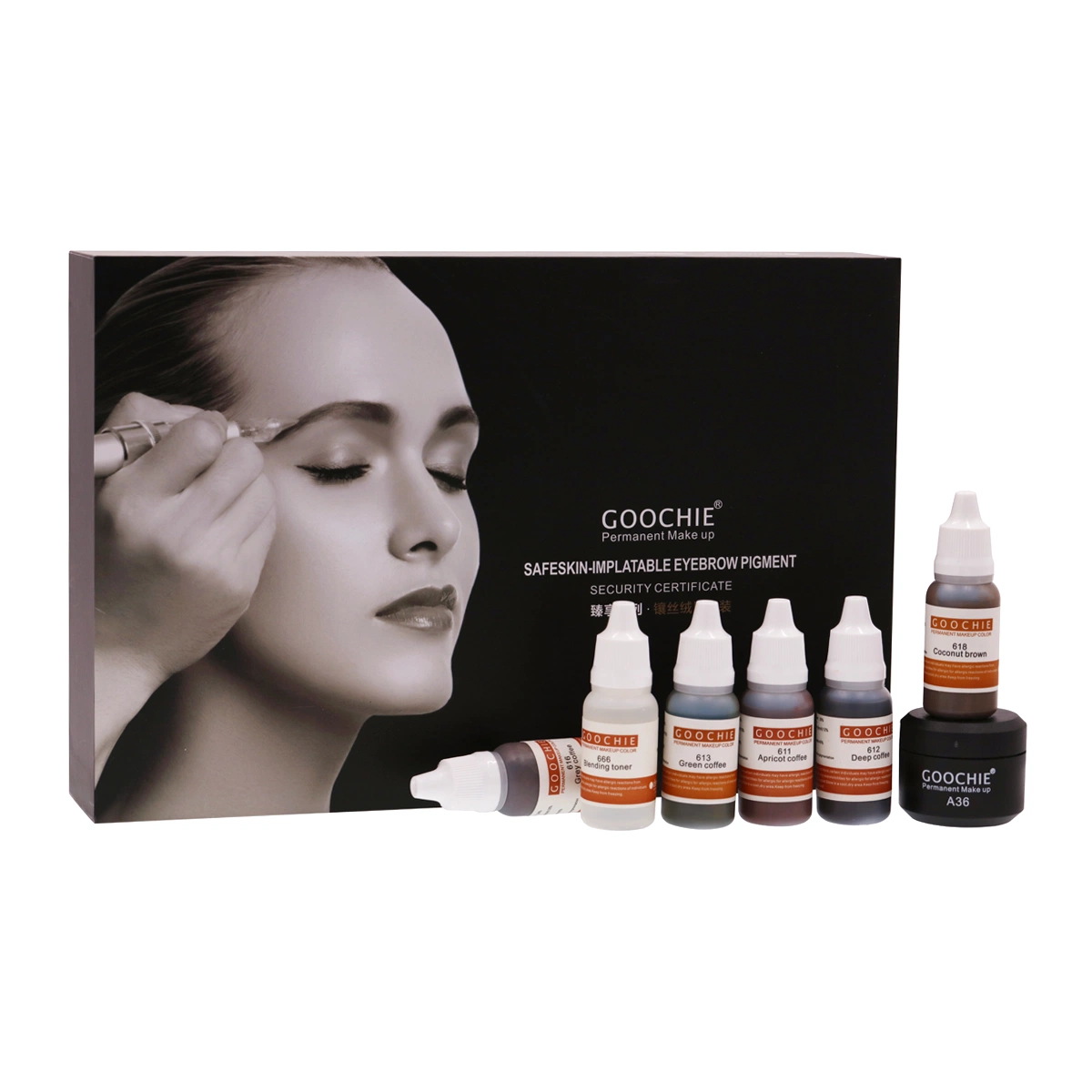 Eyebrow Tattoo Ink Permanent Makeup Ink Microblading Pigment Kit