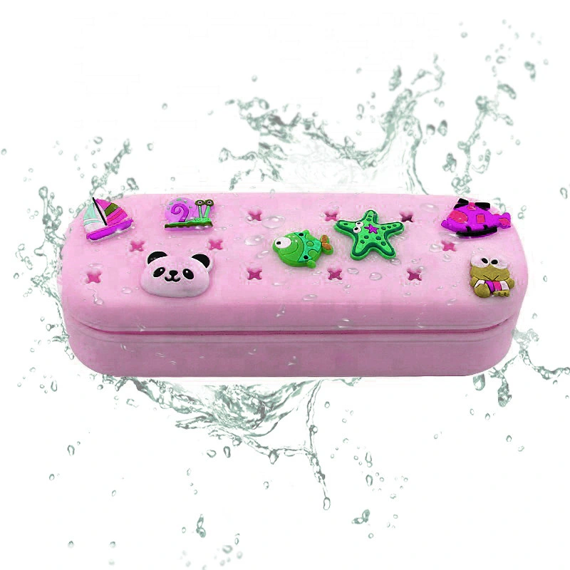 EVA Foam Silicone Multifunction Cute Animal Cartoon School Pencil Box Case