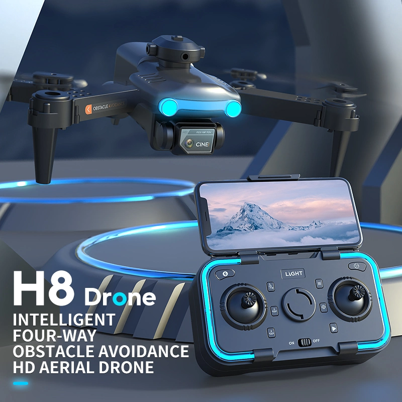 H8 RC Drone 4K Dual Camera HD Luftaufnahmen Optische Flow Obstacle Avoidance UAV wie Avat