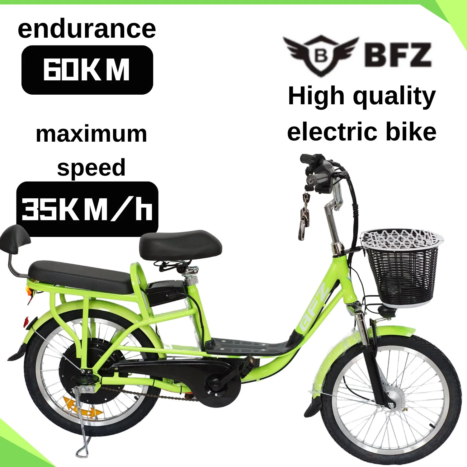 Bfz Electric Scحماة المدينة دراجة مصغرة 20 بوصة 48V15ah