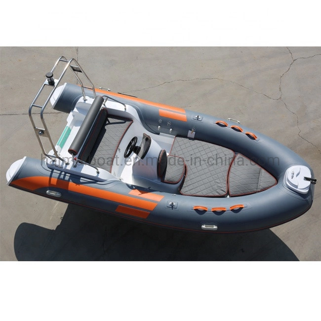 2020 Hotsale Products 14feet 4.3m Fiberglass Rigid Hull Inflatable Yacht Luxury Yacht Orca Hypalon Inflatable Yacht Sport Yacht Rib Leisure Entertainment Yacht