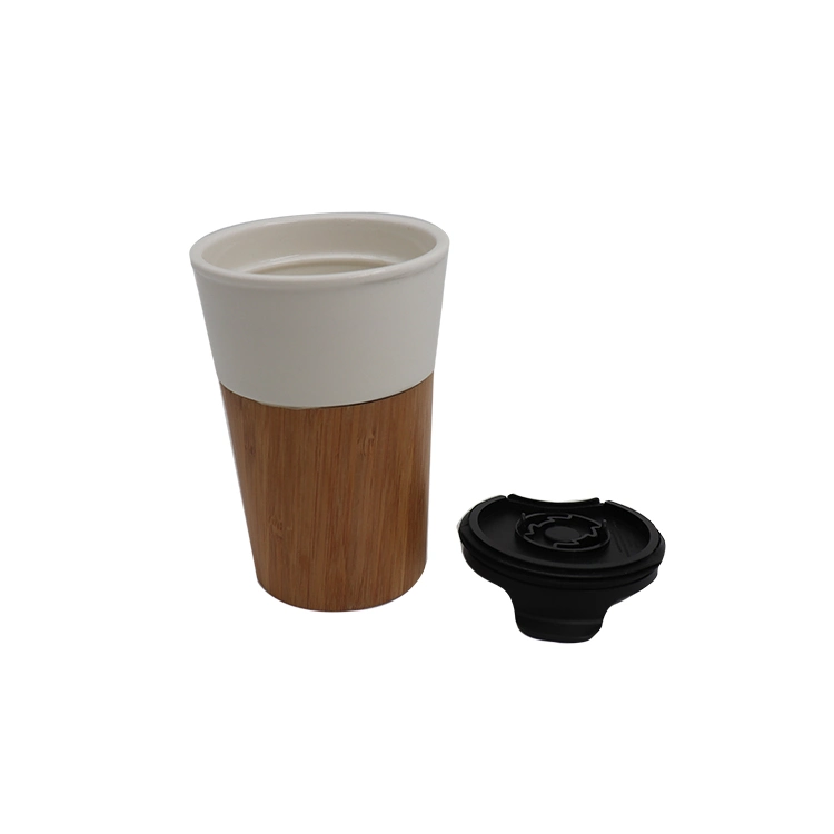 Wholesale/Supplier 16oz Fashion Elegant Reusable Bamboo Eco Travel Mug Bamboo Thermos