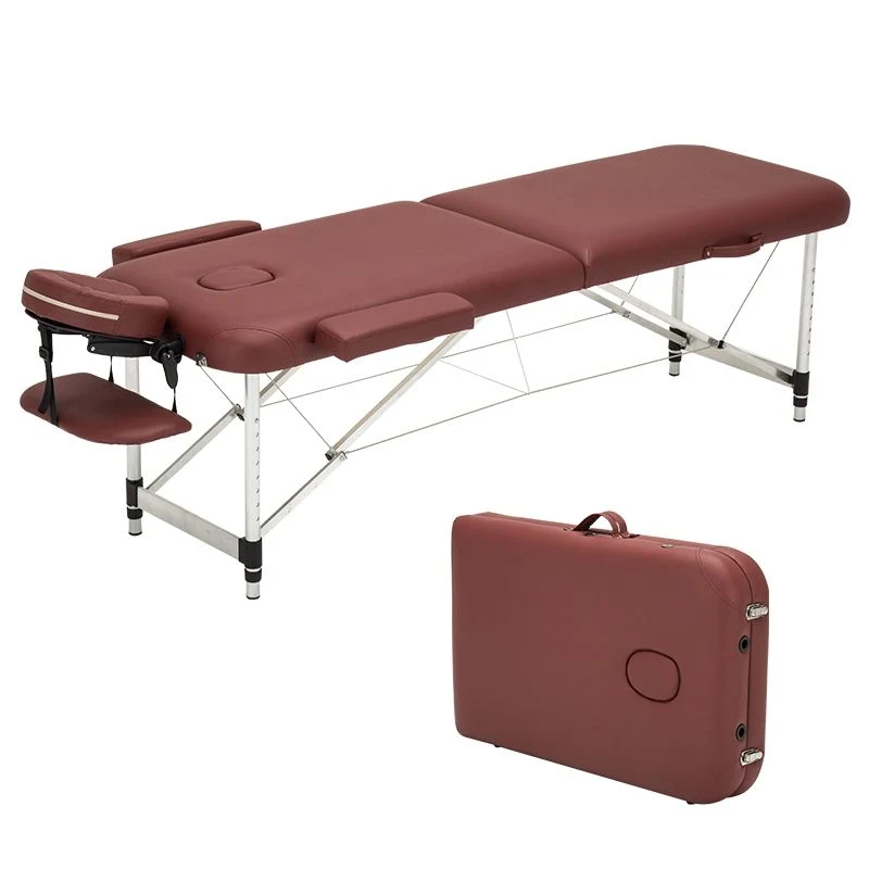 Hochey Medical Mesas e Camas de Massagem Portáteis Dobráveis Pretas SPA Altura Ajustável Mesa de Massagem Destacável