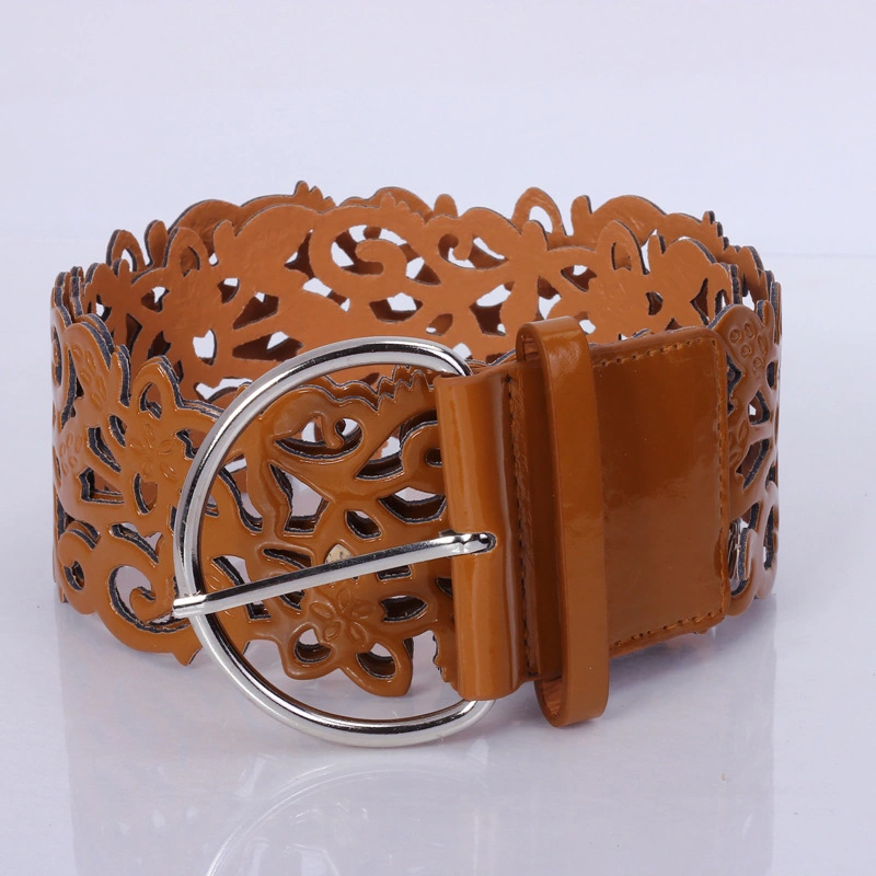 Fashion Hollow Decorative Wide Belt Lady Belt