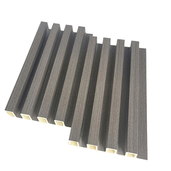 PVC WPC مخفف الجدار الديكور الداخلي Eco Wood WPC لوحة الحائط Claddding WPC Wall Panel