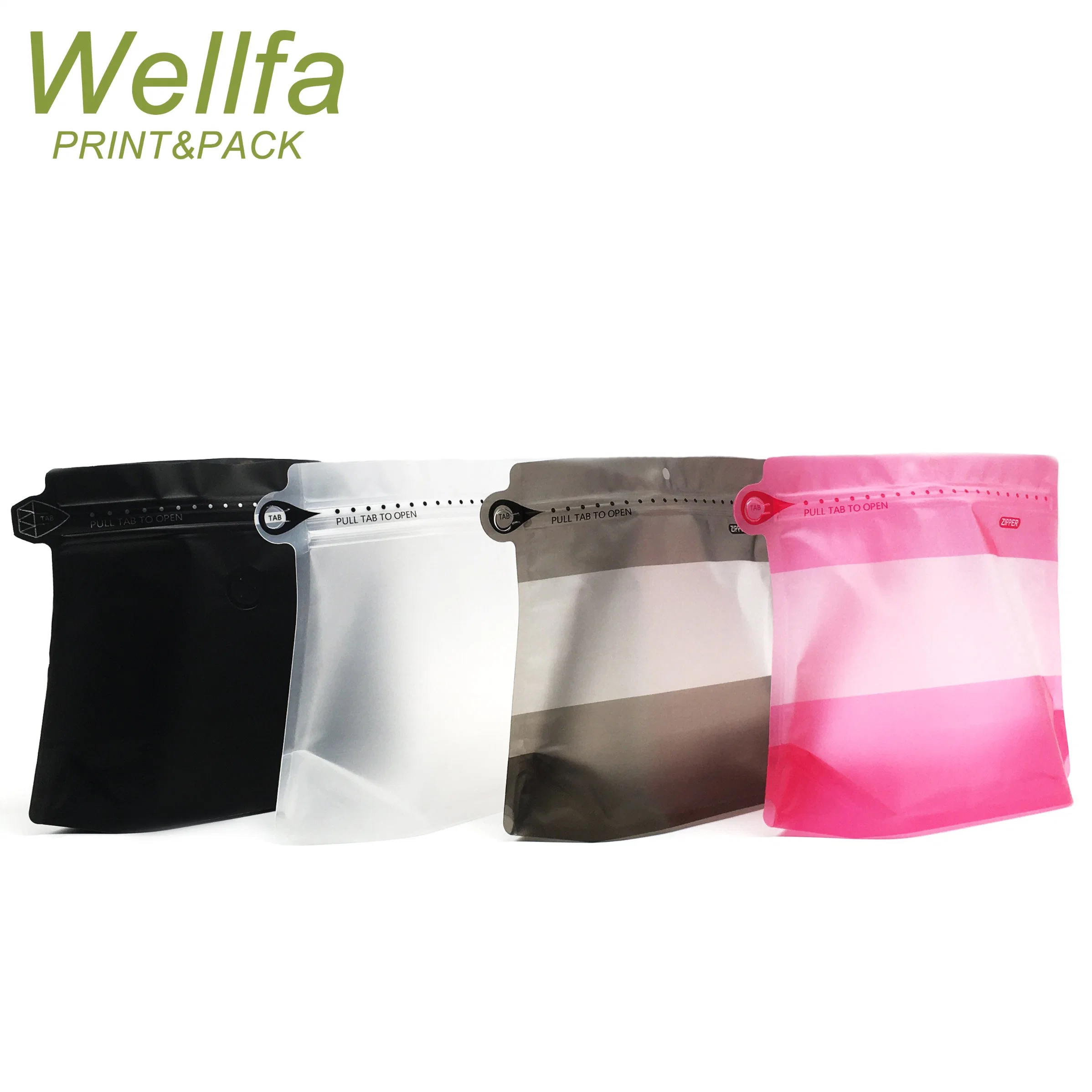 OEM 250g 500g café envases de bolsas Zipper Bolsa Bolsa de café envasado flexible