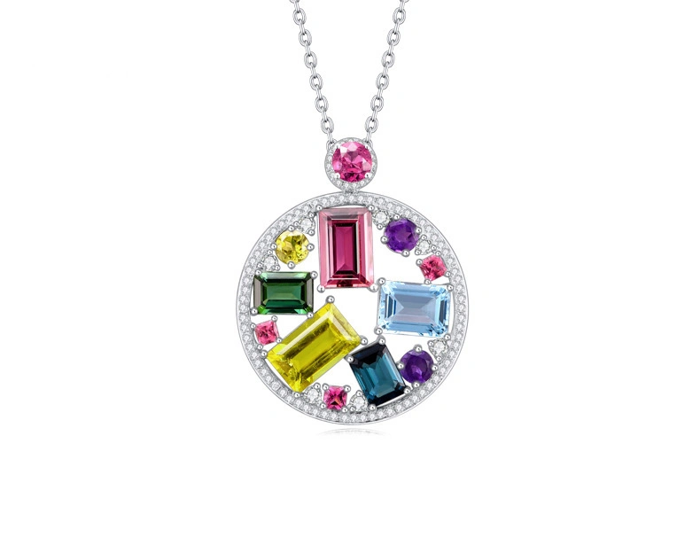 Necklace Jewelry Color Pendant Fashion 925 Silver Sterling Jewelry