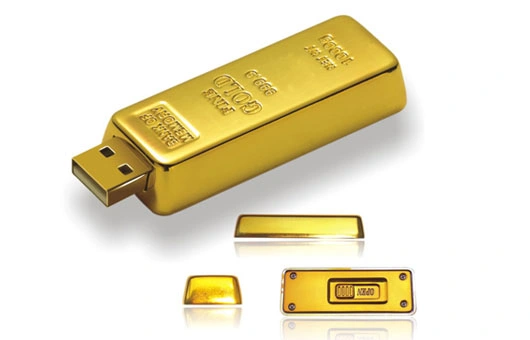 Gold Bar Custom USB Flash Drive (MT025)