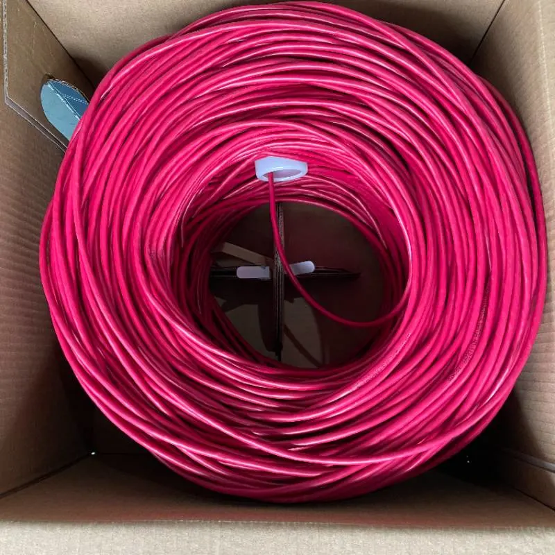 Barato preço fabricante do cabo 100m 305m 500m Full Copper 4pr 23AWG cabo UTP CAT6