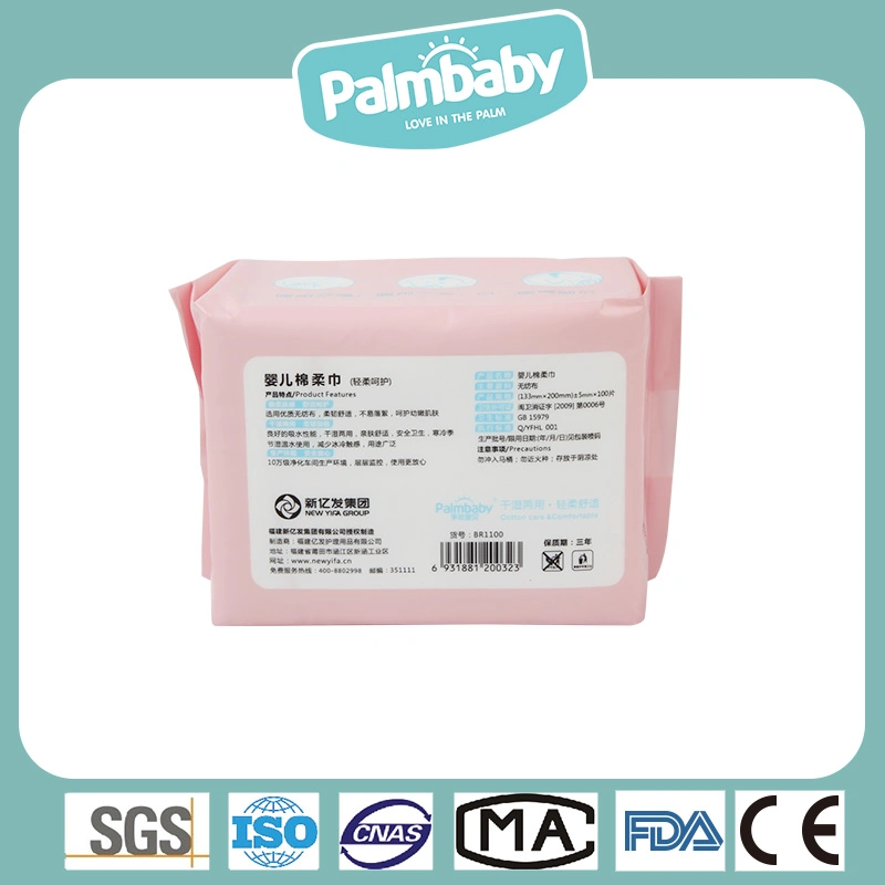 Soft Cotton Wipes Face Tissue Clean Face Body Soft Baby Products