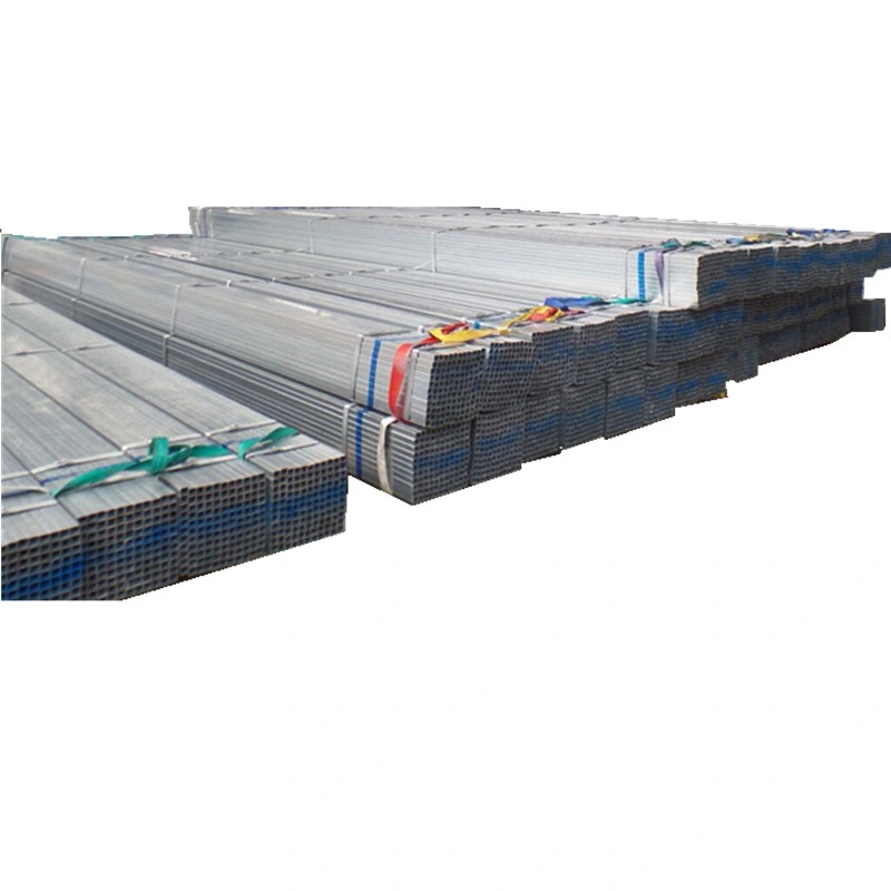 80X40 Pre Galvanized Square Gi Steel Tube for Agricultural Greenhouse Building