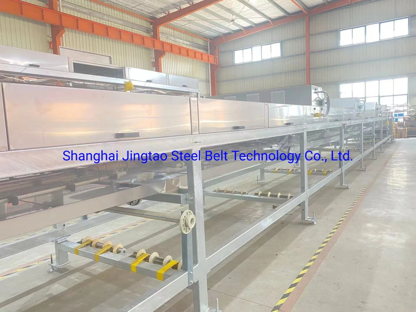 1200mm Steel Belt Width 15m Cooling Zone Double Belt Cooler Original Factory