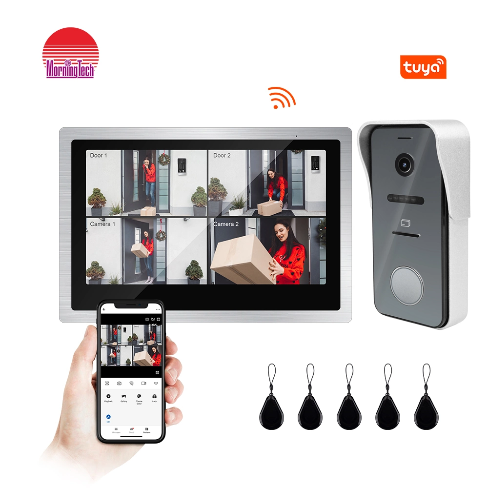 IP WiFi Video Door Phone Intercom System with Mobile APP Work with Ios Android