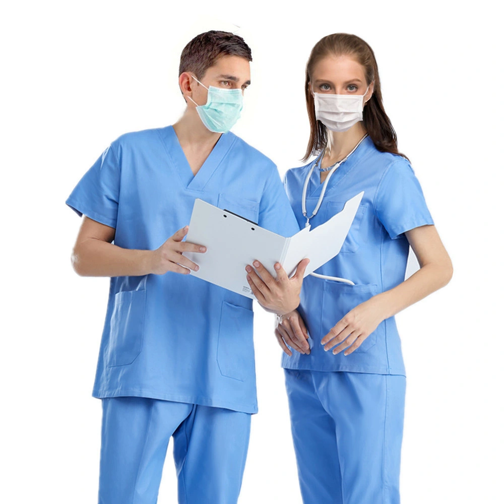 Operating Room Short Sleeve Hand Brush Doctor Nurse Short Sleeve Oral and Dental Work Clothes Scrub Suit