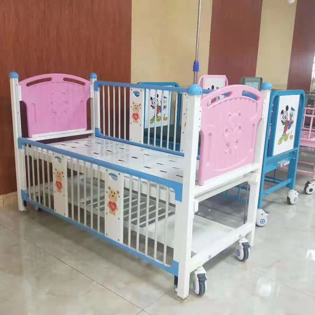 Beau design de luxe lit médical des enfants deux lit nouveau-né de l'hôpital manuel