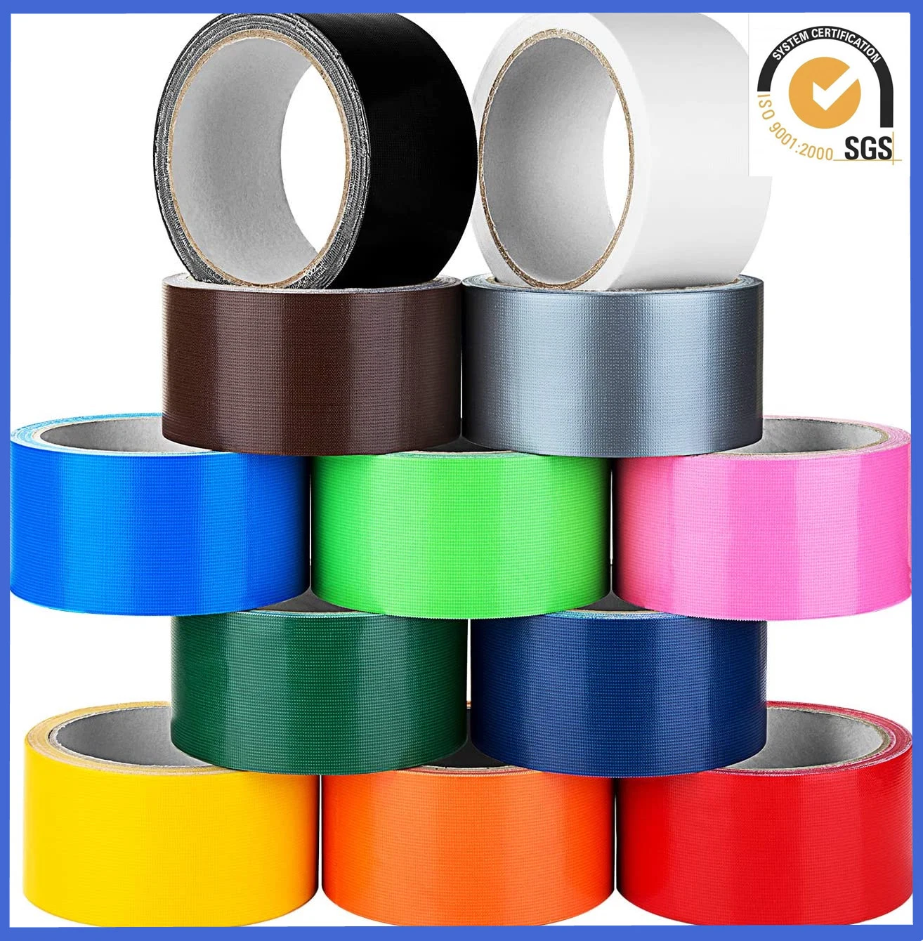 Free Sample Matte Black Gaff Gaffer Cloth Duct Tape