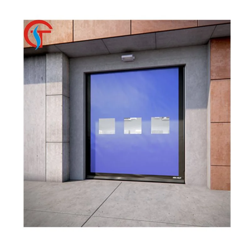 Warehouse Intelligent Fast Rapid Door/High Quality PVC High Speed Rolling Shutters Door