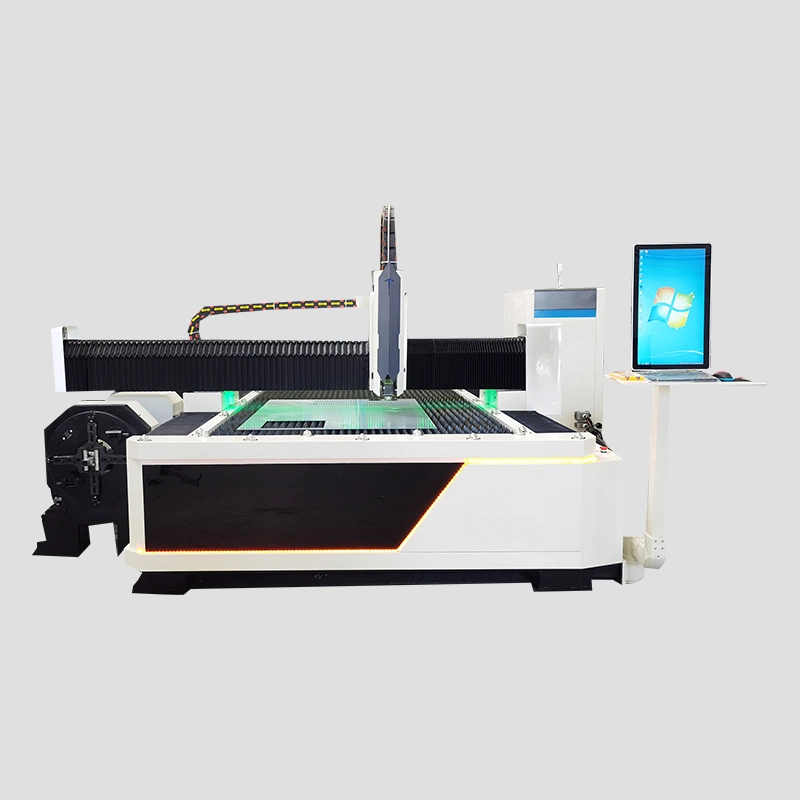 Laser Cutting of Steel Plate CNC Metal Plate and Pipe Tube Fiber Laser Cutting Machine