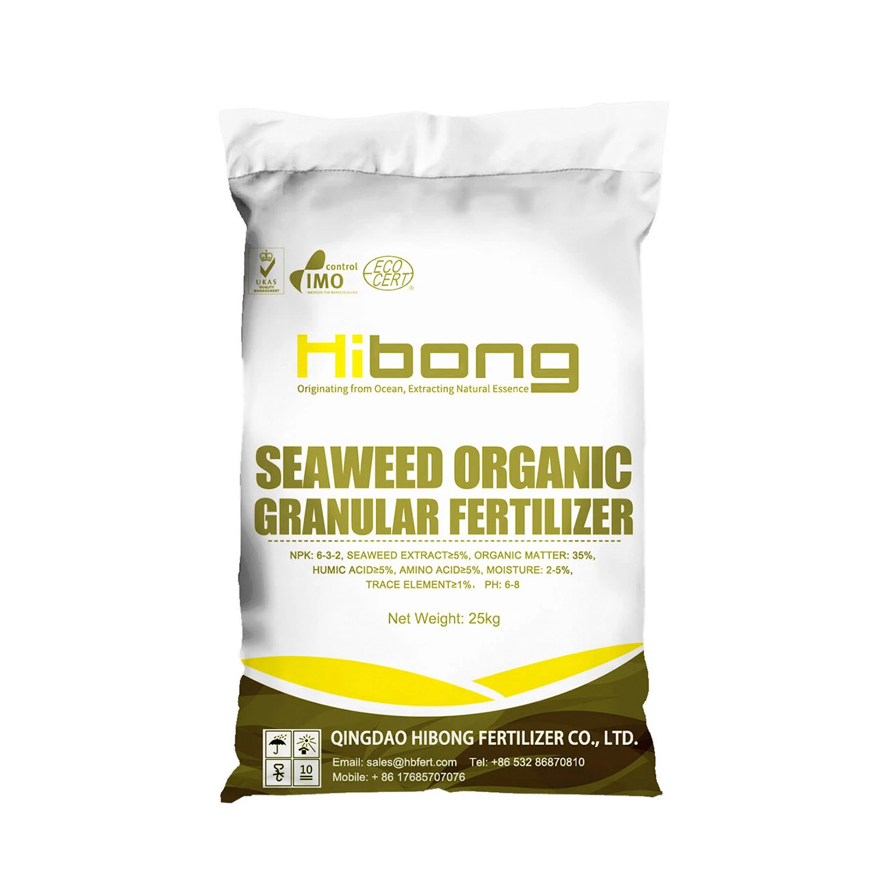 100% Water Soluble High Quality Compound Sea Weed Granular Fertilizer, Sargasam Fertilizer