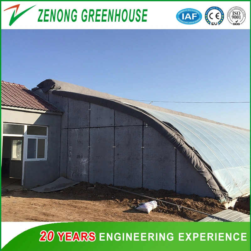 Hot Sale UV Coated Po Film Covered Solar Greenhouse with Favorable Price