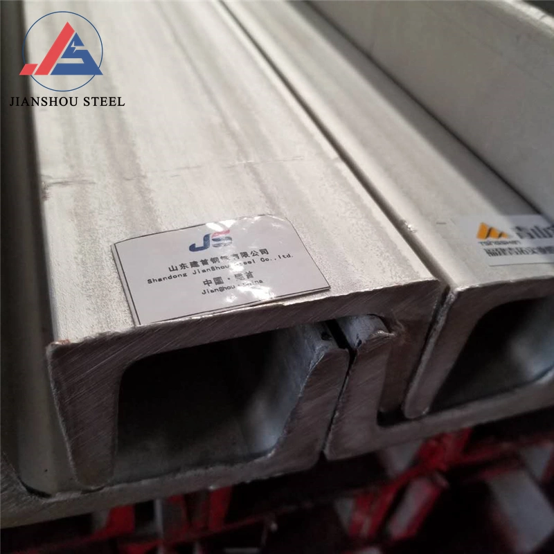 Tisco Steel Supplier No. 1 Surface Stainless Steel 201 Channel U Profiles