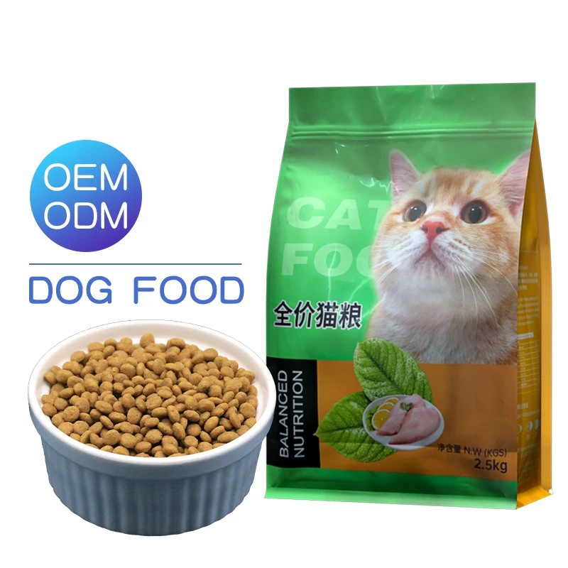 OEM Cat Food Factory High Nutrition Heart Shape Add Freeze-Dried Chicken Multiple Flavors Dry Cat Food