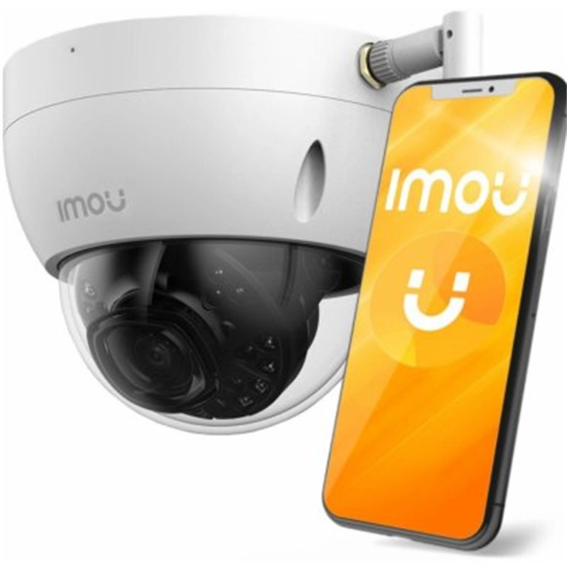 Dahua Imou Dome PRO 3MP Outdoor WiFi Camera Metal 30m Night Vision 8xzoom IP67 Ik10 Surveillance Security Camera (IPC-D32MIP)