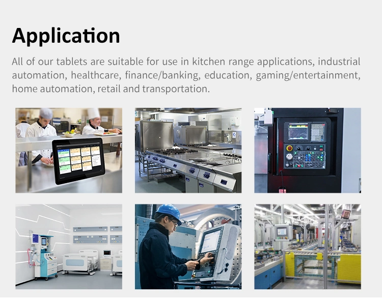 IP65 Full Waterproof 10,1 15,6 Zoll Touchscreen All-in Bildschirm für die KDS-Commercial Kitchen-Anzeige für ein Panel-PC-Restaurant