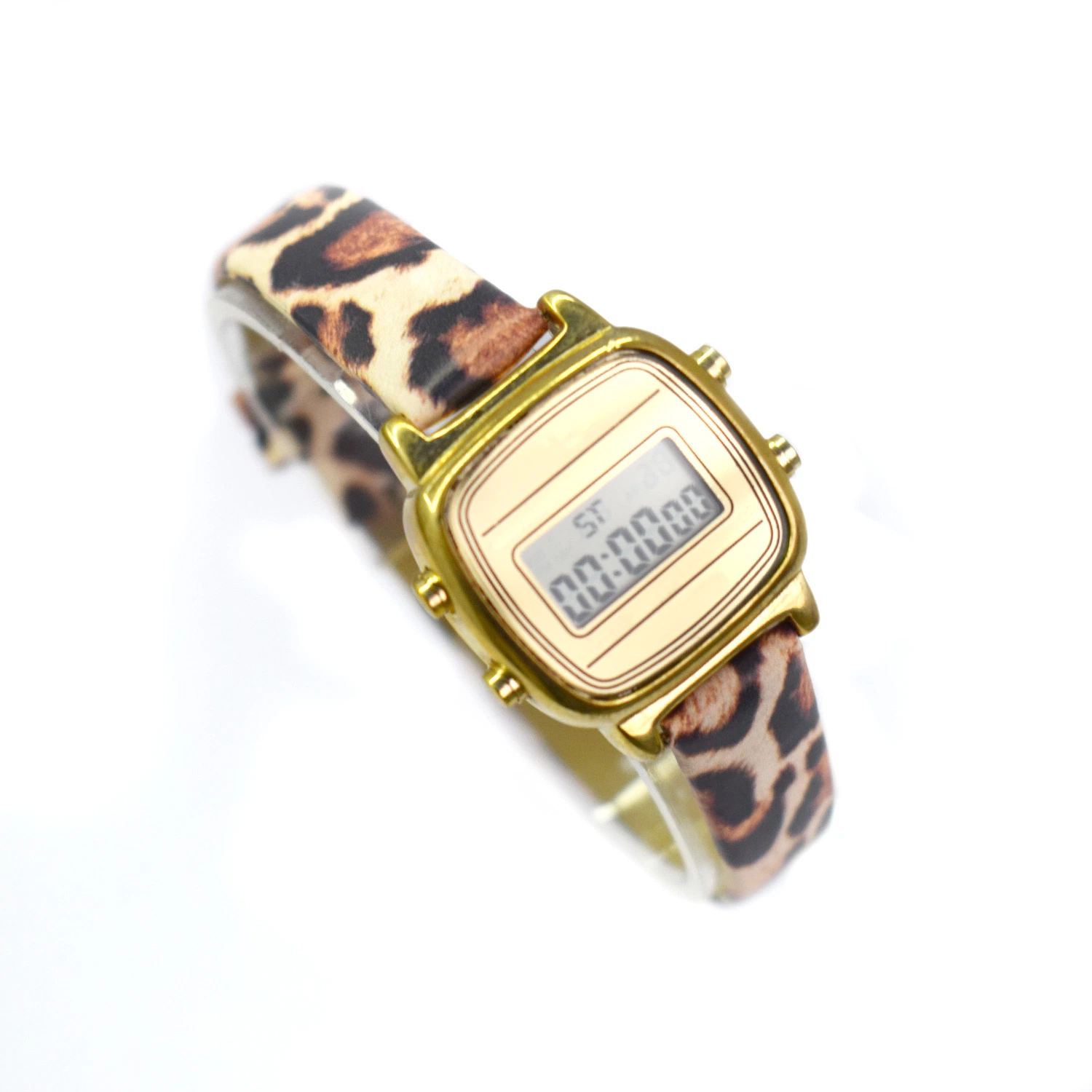 Factory OEM Wholesale/Supplier Animal Strap Alarm Clock Wrist Watch (cm19053)