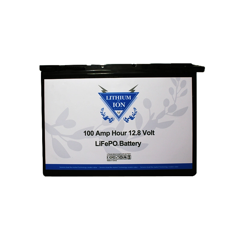 Bateria recarregável de LiFePO4 de 12V 100Ah com tecnologia de fosfato de ferro de lítio (LiFePO4)
