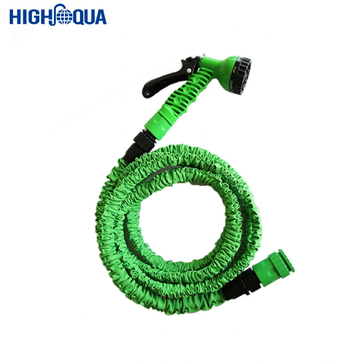 Precio más barato buena calidad 25 FT Garden Hose con 7 Pistola Fuction Spray