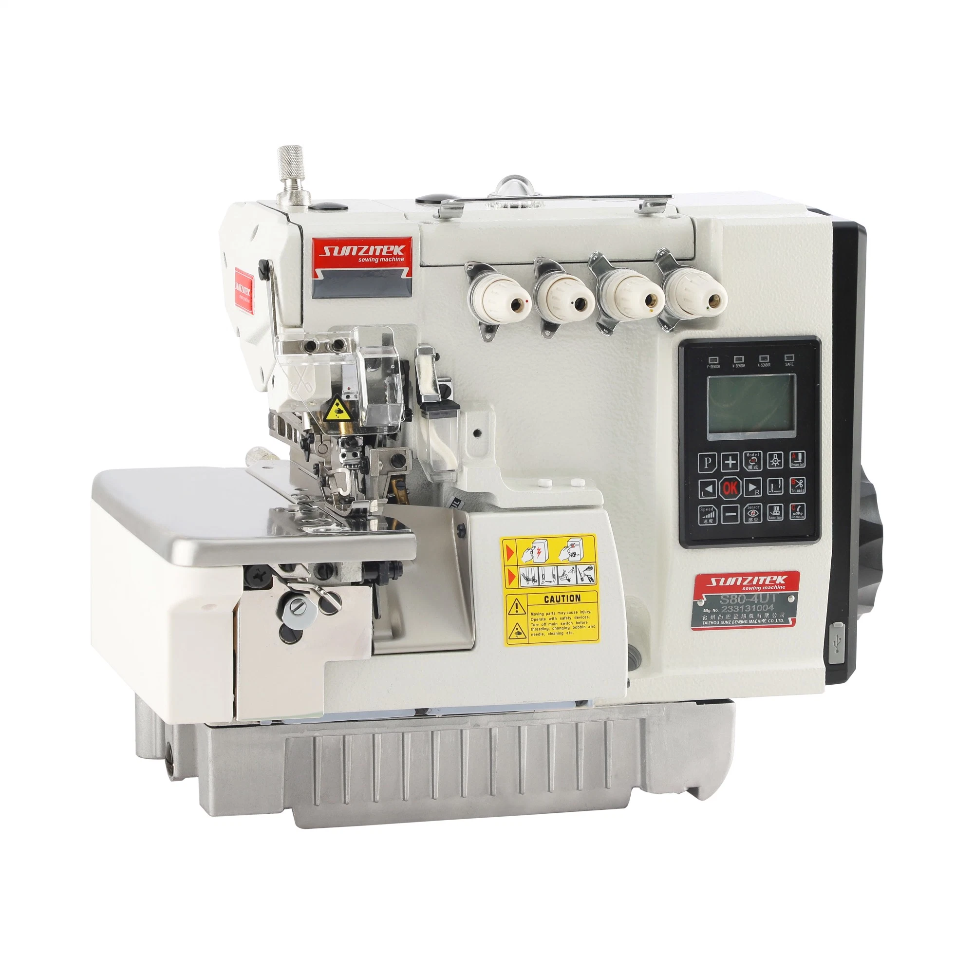 S80-4ut Fully Automatic 4 Thread Overlock Industrial Sewing Machine