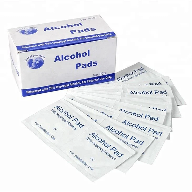 Medical Disposable Sterile Isopropyl First Aid Kit Alcohol Pad Alcohol Swab