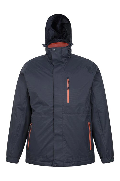 Veste de ski 3 en 1 pour le travail en extérieur, avec isolation thermique en polyester/nylon/coton, idéale pour l'hiver et les sports d'hiver