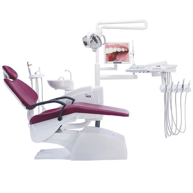 Cadeira de Luxo Dental elétrica com Unidade Multifuncional S2316 CE aprovada