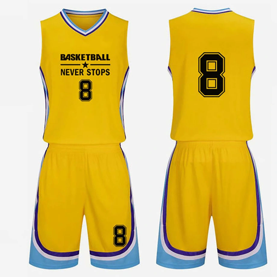 Plain Soccer Custom Jersey Basketball Competition Suit Training Blue Sportswear