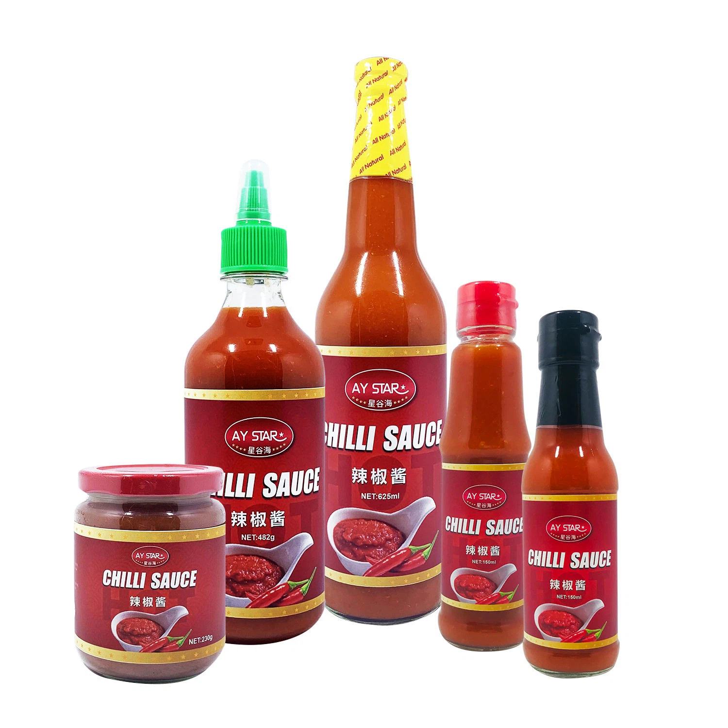 Chinese Manufacturer Free Sample Brc 150g Spicy Chilli Sauce