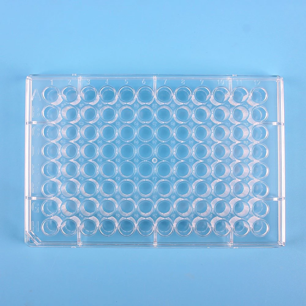 CE Approved Lab Supplies 96-Well Tissue Treated Multiwell Plastic Attached Cell Culture Dish