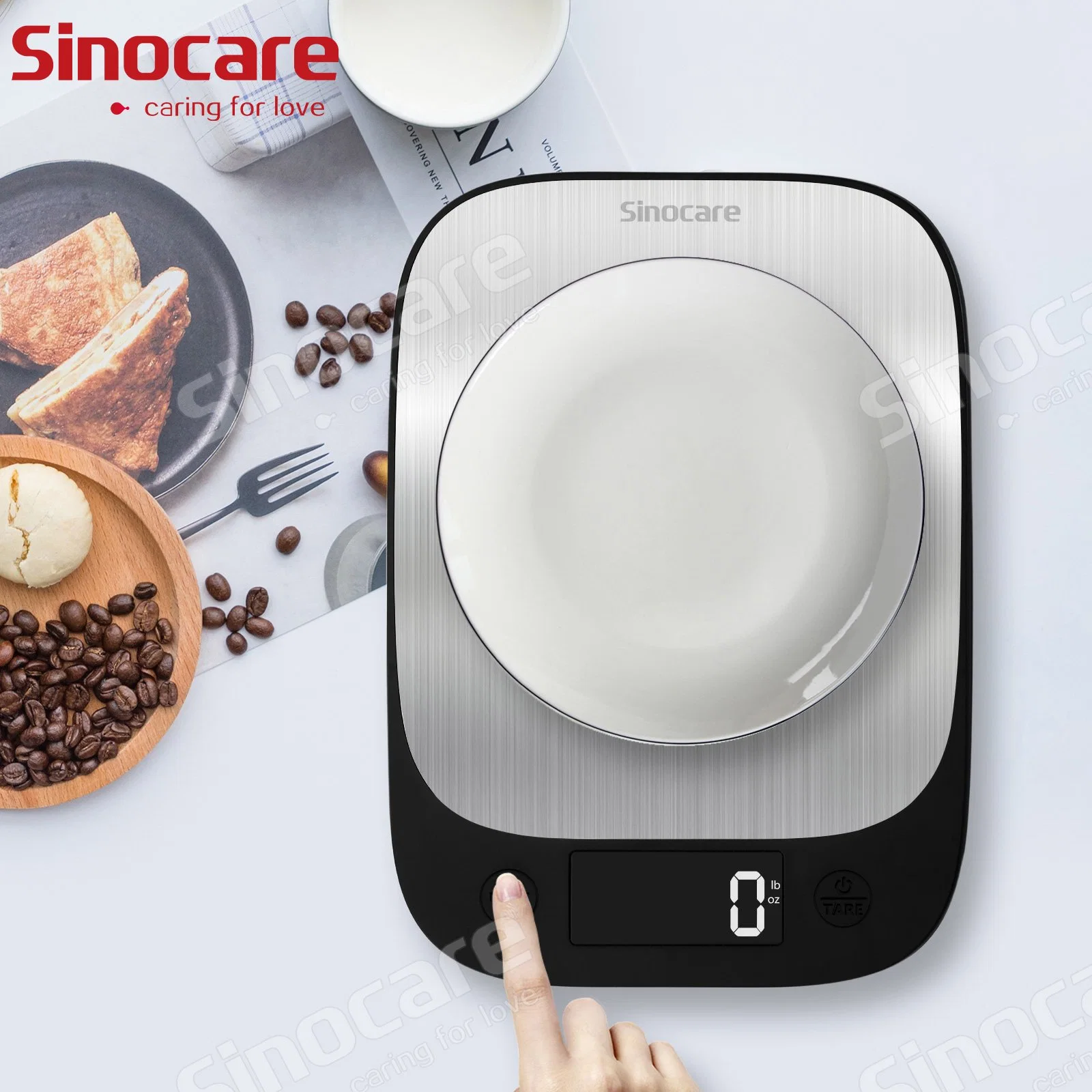 Sinocare Kitchen Scale 5 Kg Kitchen Scale Health Food Vegetables Weighing Household Kitchen Electronic Scale