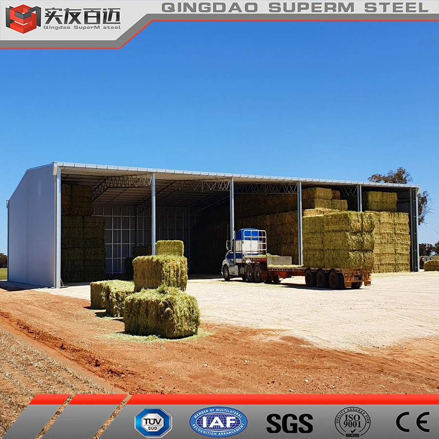 Schnelle Installation Farm Pole Sheds Australien Standard Rural Farm Grain Lager Für Strohhalme