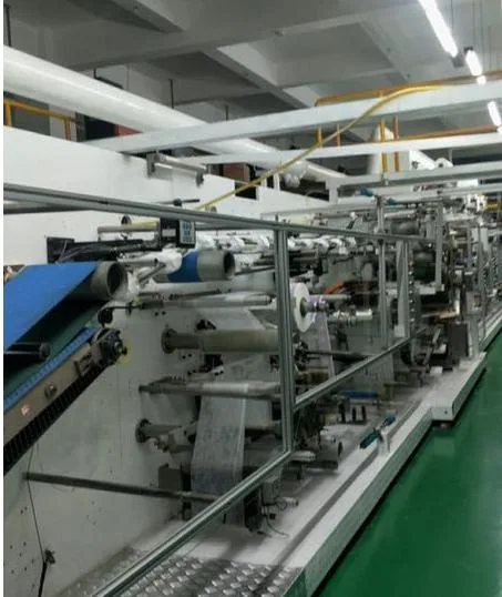 Full Servo Secondhand Used Napkin Pad Woman Hygienic Tape Sanitary Napkin Pad Making machine Price