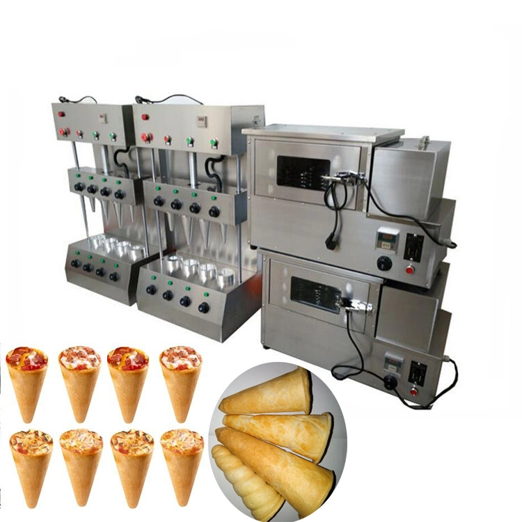 110V/220V Dairy Sweet Edible Crispy Sugar Wafer Kono Waffle Cup Maker Snow Pizza Cone Machine